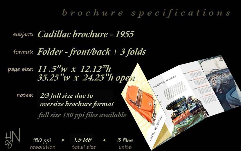 1955 Cadillac brochure